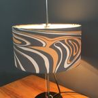 Table Lamp With Grey And Pink Shade, Shade Adjustable In Height thumbnail 14