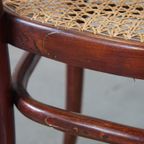 Set Van 2 Originele Vintage Thonet Design Bistro Stoelen Met Gematte Zitting thumbnail 15
