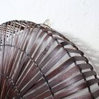 Bamboe Wandlamp Rond Bruin L thumbnail 8
