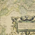 Vintage Reproductie Kaart, Gelderland, Door Abraham Ortelius thumbnail 4