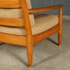 Vintage Fauteuil – Eikenhout – Scandinavië – Jaren 60 thumbnail 11