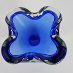 Murano - Murano Sommerso - Asbak - Schaal - Cobalt Blauw - 1960's thumbnail 3