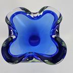 Murano - Murano Sommerso - Asbak - Schaal - Cobalt Blauw - 1960'S thumbnail 3