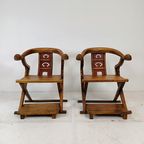 Zeldzame Aziatische Troonstoelen thumbnail 2