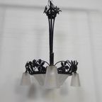 Art Deco Hanglamp Muller Freres Luneville Jaren 30 thumbnail 5