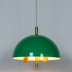 Groene Kunststof Hanglamp Jaren 70 thumbnail 3