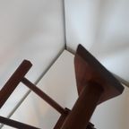 Fifties Teakhouten Lectuurmand Deense Tijdschriftenhouder thumbnail 10