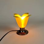 Dutch Design - Pols Potten - Tafellamp - Kelk Verlichting - Glas - Metaal - 90's thumbnail 5