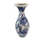 Japanse Blauw Wit Arita Imari Vazen Antiek thumbnail 5