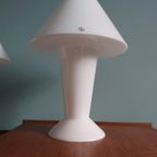 Paire De Lampes Peill & Putzler En Opaline Blanche, 1970-80 thumbnail 7