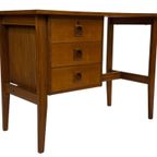 Vintage Bureau Jaren 60 Compacte Werkplek Teak Design thumbnail 20