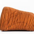 Piumino Cognac Leather Sofa By Jonathan De Pas For Dall’Oca 1970S Italy thumbnail 9