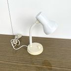 Witte Bureaulamp Vintage Seventies thumbnail 2