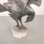 Metalen Sculptuur Van Een Roofvogel thumbnail 5