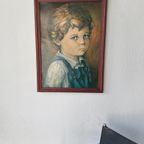 Vintage Print Jaren 70 Huilende Jongen Kind thumbnail 13