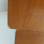 Vintage Deense Buffetkast | Wandkast Teak Fineer Keuken thumbnail 6