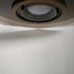 Vintage Verstelbare Octagon Massive Glazen Plafondlamp (geborsteld Messing) thumbnail 12