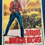 Grote Vintage Filmposter Cowboy Western Uit 1962 In Lijst thumbnail 8