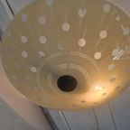 Vintage Jaren 50 Schaal Lamp Glas 48 Cm Diameter thumbnail 8