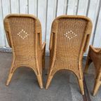Rotan 4 Eetkamerstoelen Penelope Honingkleur thumbnail 10