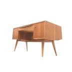 Groot Vintage Bureau Met Schuine Poten Gemaakt In De Jaren ’70 thumbnail 2