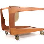 Sika Mobler Trolley Met Lectuurhouder Tijdschriftenrek Vintage Deens thumbnail 15