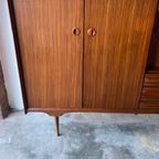 Retro Vintage Mid-Century Dressoir,High-Board,Wandkast Xl thumbnail 9