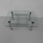 Salontafel Glas 1970's thumbnail 4