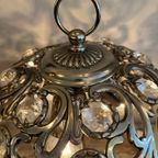 Peris Andreu Staande Tafellamp Vintage Schemerlamp Kristal thumbnail 5