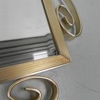 Vintage Geslepen Spiegel In Aluminium Frame thumbnail 17