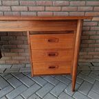 60'S Vintage Bureau Deens Bureau Teakhouten Desk thumbnail 5