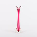 Glass Vase By Paul Kedelv For Flygsfors, Sweden 1950’s thumbnail 5