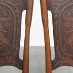 Set Van 6 Originele Antieke Jacob En Josef Kohn Bentwood Design Thonet Stoelen Uit Begin 20e Eeuw thumbnail 8