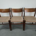 Design Eetkamerstoelen C. Braakman Type Sa 10 Voor Pastoe (jaren 50) thumbnail 11