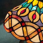 2 Beschikbaar Glas In Lood Tafellampen Jaren 20 Stijl thumbnail 6
