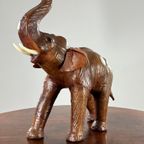 Olifant Klassiek Leder Decoratie Engels thumbnail 14