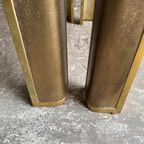 Solid Bronze Side Tables By Peter Van Heeck, Belgium, 1970S thumbnail 6