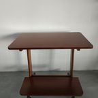 Vintage Houten Plantentafel Trolley Op Wieltjes (Twee Laags) thumbnail 15