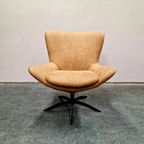 Hjord Knudsen Draaifauteuil Vintage Draaistoel thumbnail 2