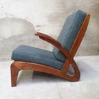 Vintage Fauteuil Easy Chair Mid Century Organic Design thumbnail 2