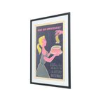 Vintage Ingelijste Poster Loterie Nationale France Fifties Reclame M. Pineau thumbnail 10