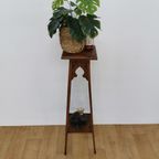 Vintage Bijzettafeltje Plantentafeltje Tafeltje Tafel Pied De Stalle 802 thumbnail 6