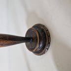 Set Van 3 Antieke Hoedenstandaard Pruiken Standaard thumbnail 3