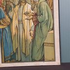 Religieuze Dubbelzijdige Antieke Schoolposters thumbnail 4