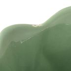 Mid Century Modern - Large - Ceramic Vase - Leaf Pattern And Glazed On Both The In- And Outside - thumbnail 5