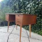 Vintage Retro Teak Bureau Jaren 60 thumbnail 3