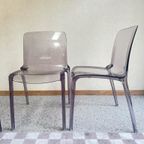 Set Van 4 Lila Plexiglazen Casprini Stoelen Model Tiffany thumbnail 10