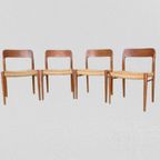 Model 75 Stoelen Van Möller Voor J.L. Möllers Möbelfabrik thumbnail 6