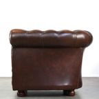 Prachtige Engelse Bruine Rundleren Chesterfield Clubfauteuil Met Uitmuntende Kleuren thumbnail 6