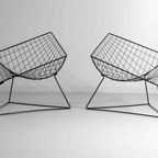 Postmodernistische Vintage Set Van "Oti" Lounge Chairs Voor Ikea Door Niels Gammelgaard thumbnail 3